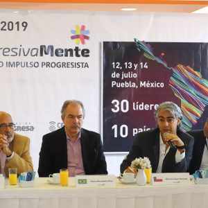 Enríquez-Ominami participa en organización de encuentro internacional que reunirá en México a líderes políticos y candidatos presidenciales