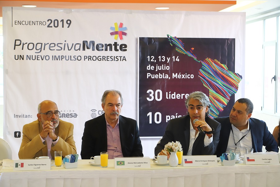 Enríquez-Ominami participa en organización de encuentro internacional que reunirá en México a líderes políticos y candidatos presidenciales