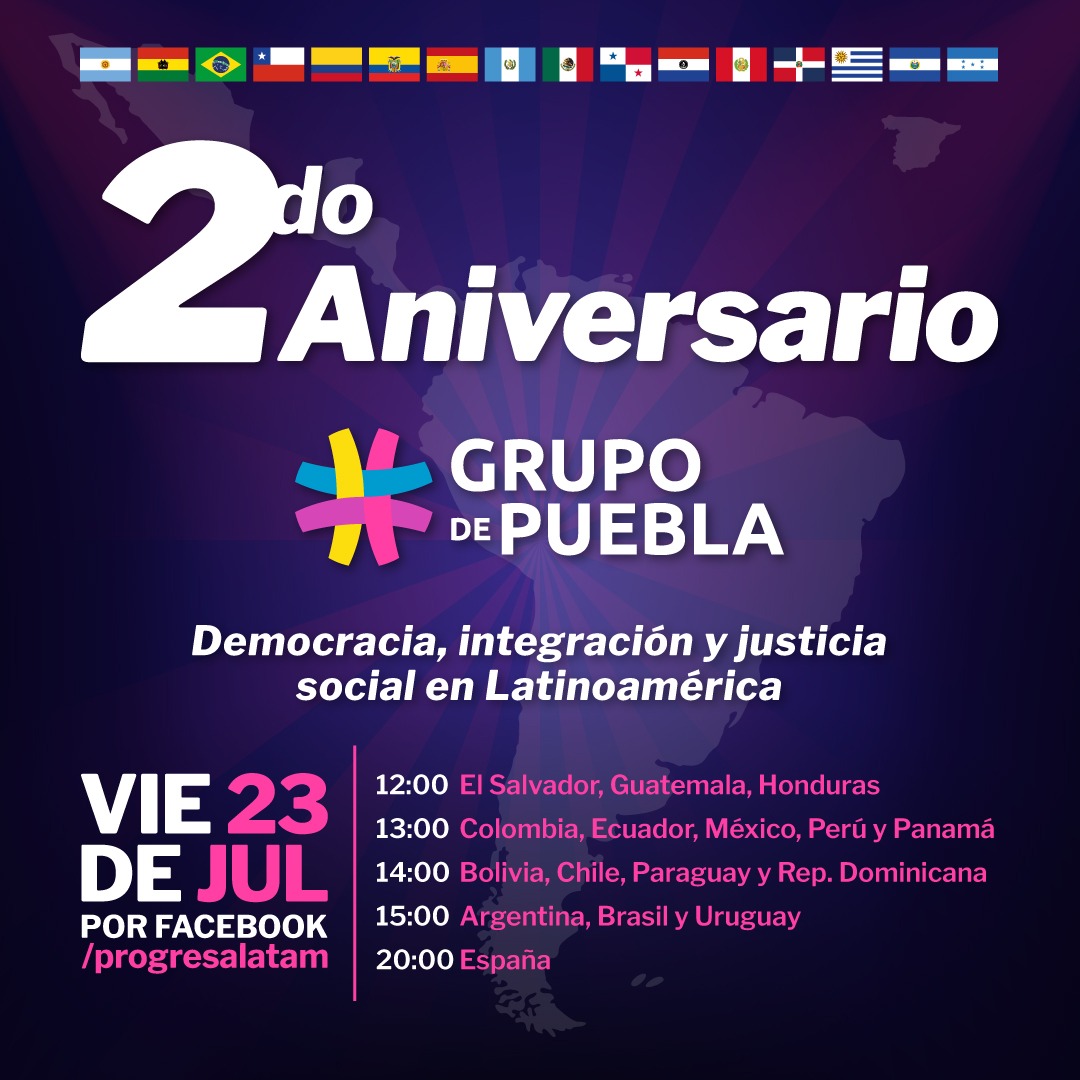A dos años de la creación del Grupo de Puebla para la lucha por la ...