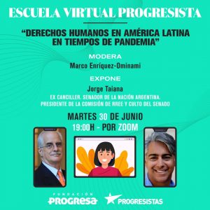 Ex canciller argentino expondrá en taller de Marco Enríquez-Ominami sobre derechos humanos en tiempos de Covid-19