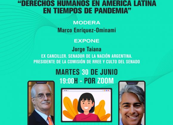 Ex canciller argentino expondrá en taller de Marco Enríquez-Ominami sobre derechos humanos en tiempos de Covid-19