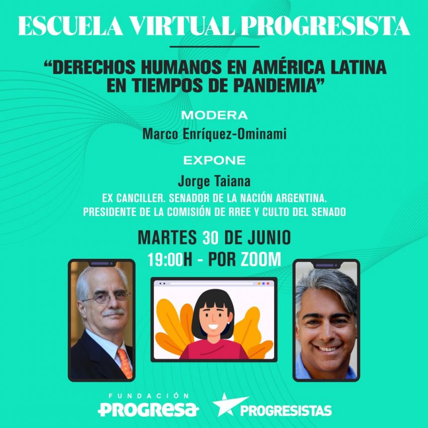 Ex canciller argentino expondrá en taller de Marco Enríquez-Ominami sobre derechos humanos en tiempos de Covid-19