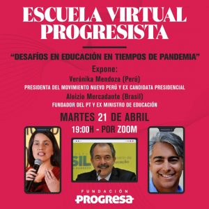 Taller virtual organizado por la Fundación Progresa, liderada por Marco Enríquez-Ominami, analizará el desafío educativo de la pandemia